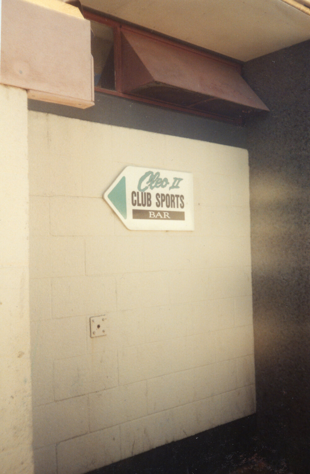 Cleo II Club Sports Bar Sign