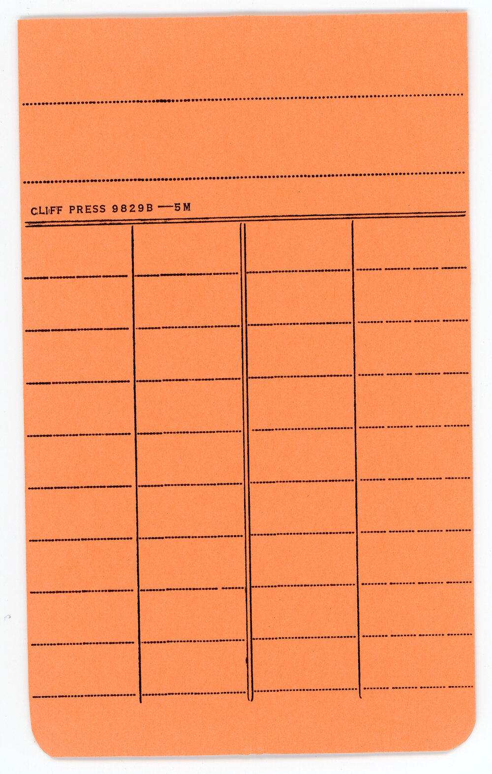 Hastings Library Circulation Cards