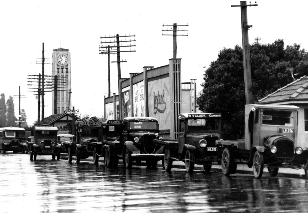 Business Vehicles in Russell Street