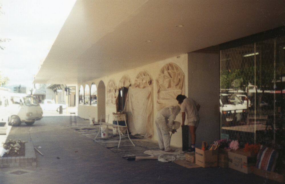 Painters and Shop Exterior