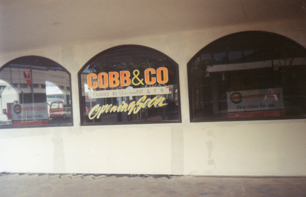 Cobb and Co Prior to Opening