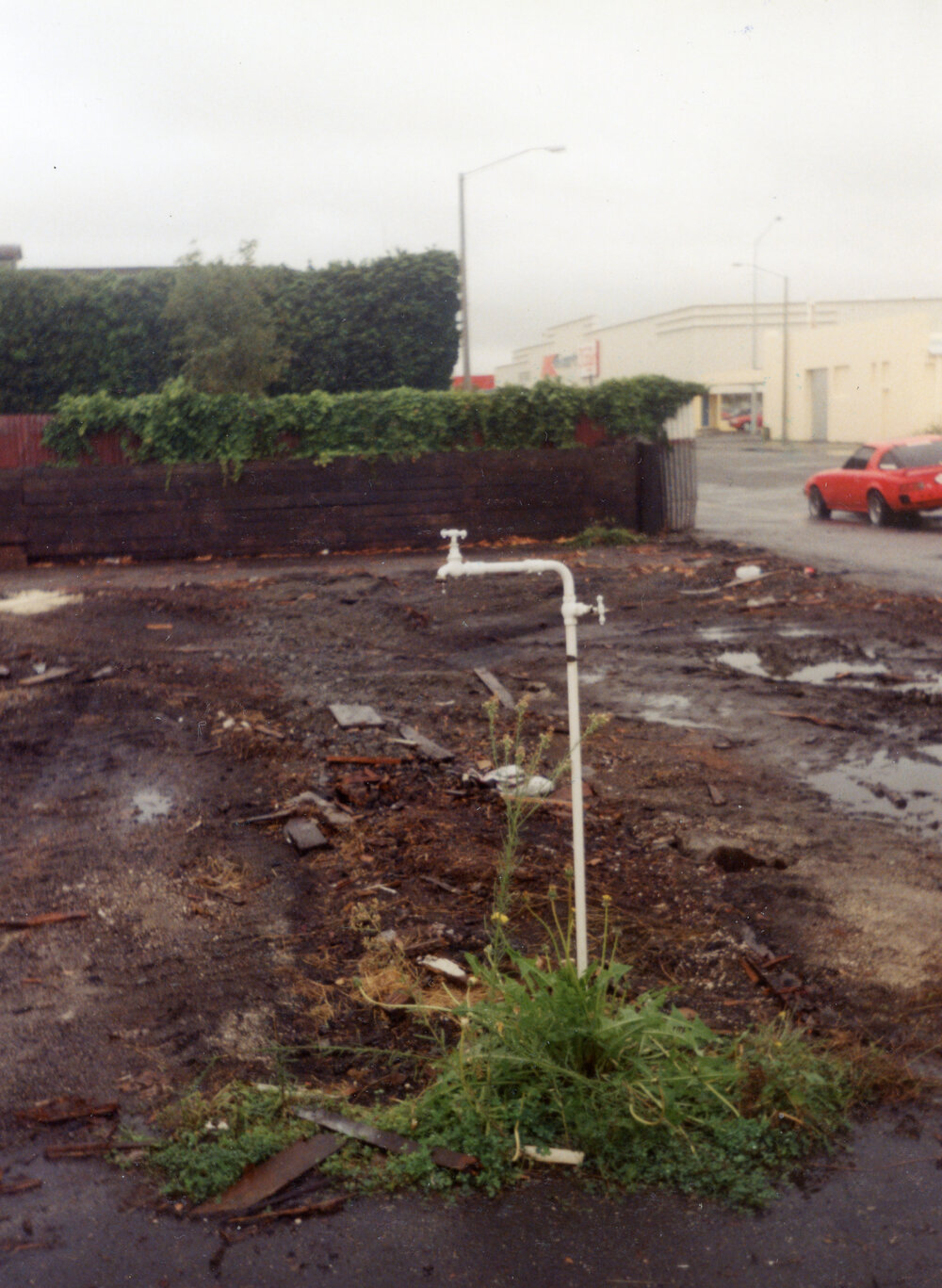 Cleared Section with Tap and Petrol Pump  