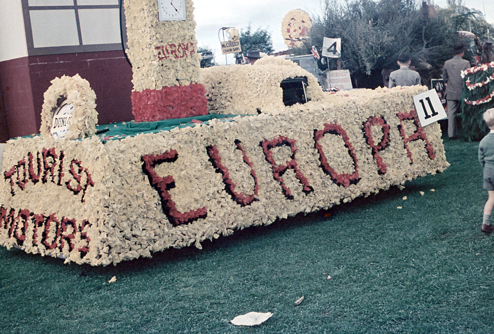 Tourist Motors Float 1955 