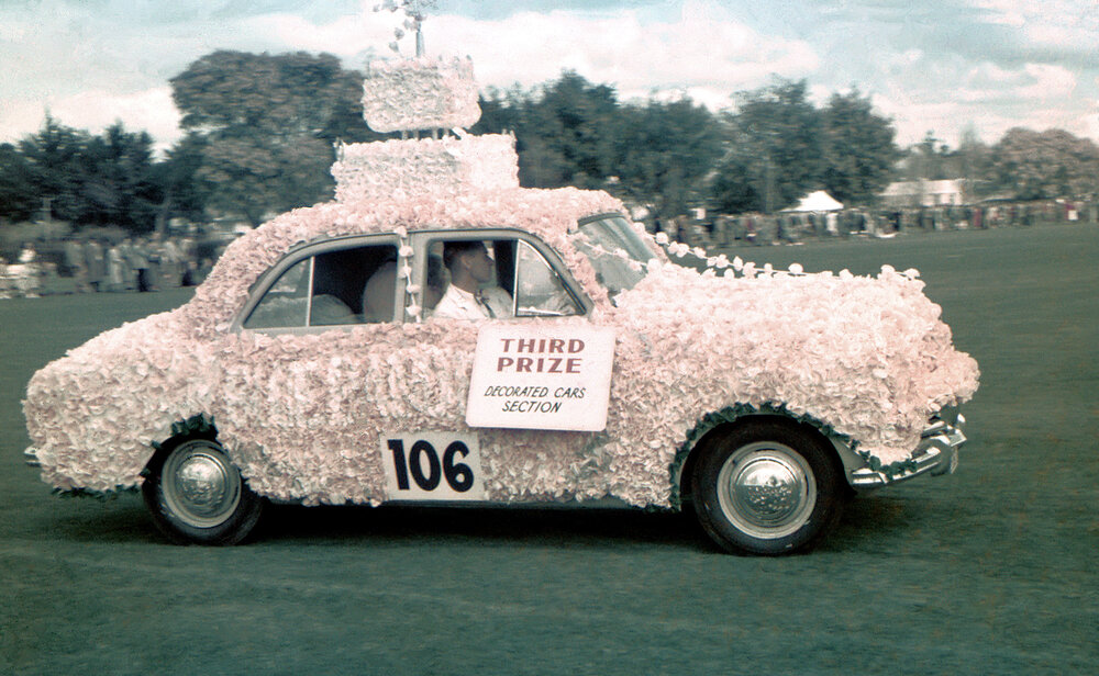 Blue Band Taxis Car 1956