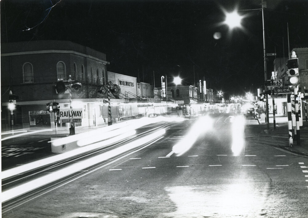 Heretaunga Street at Night