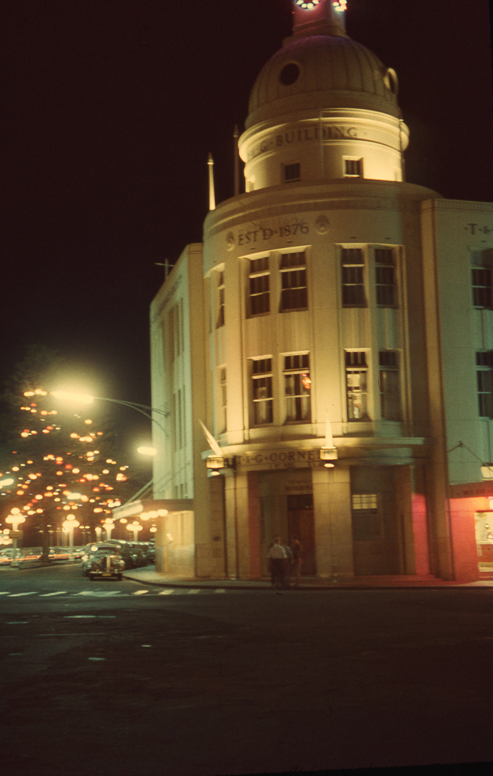 T &amp; G Mutual Building at Night
