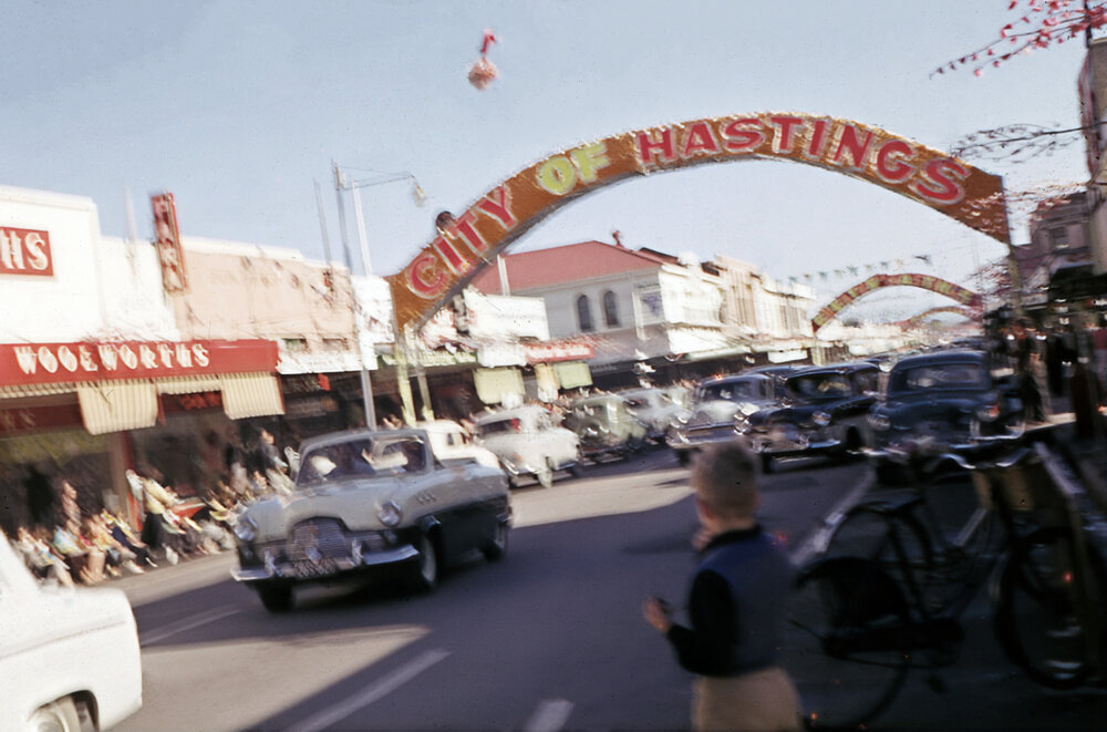 Heretaunga Street During Blossom Week