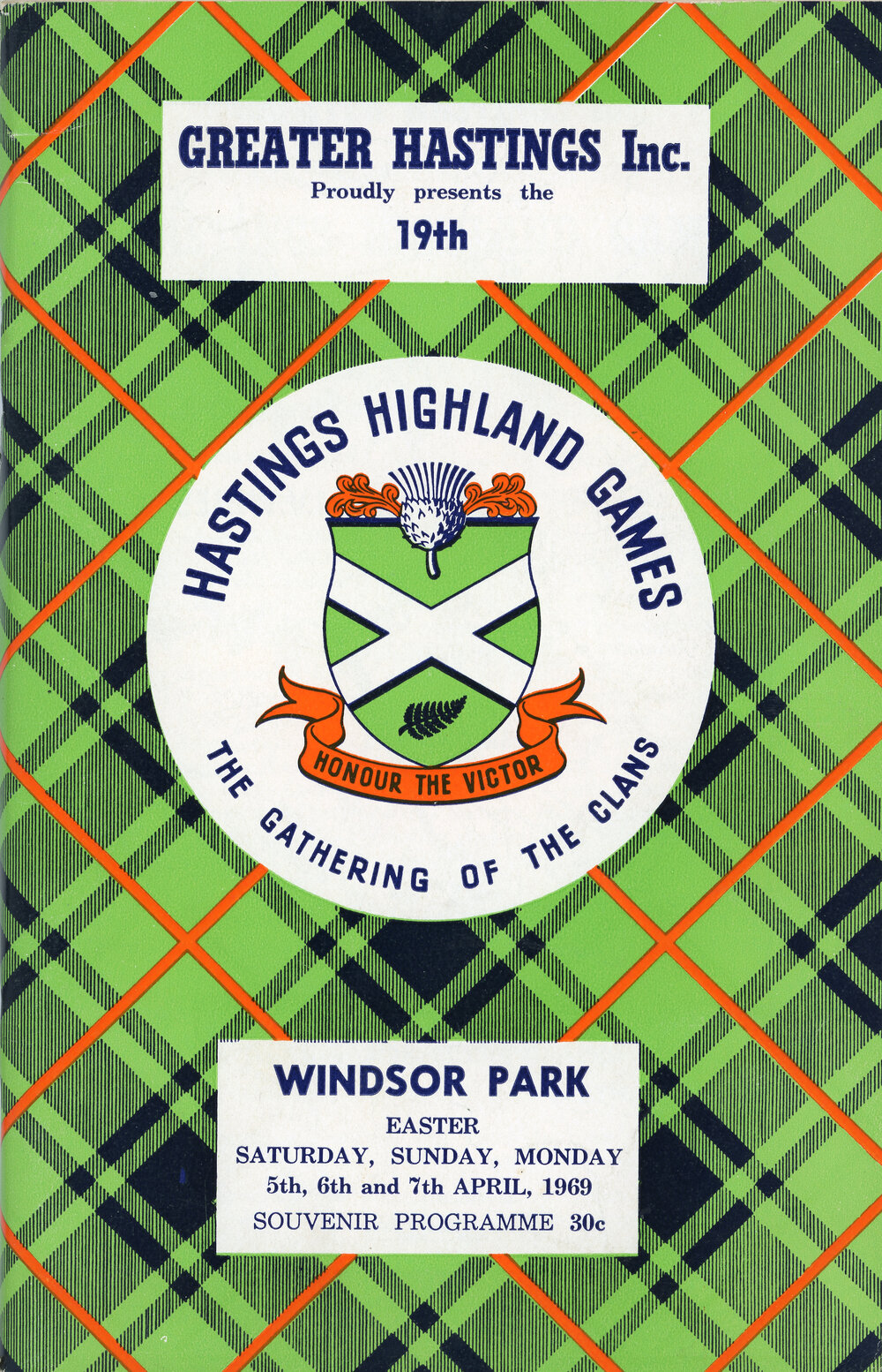 Highland Games Programme 1969