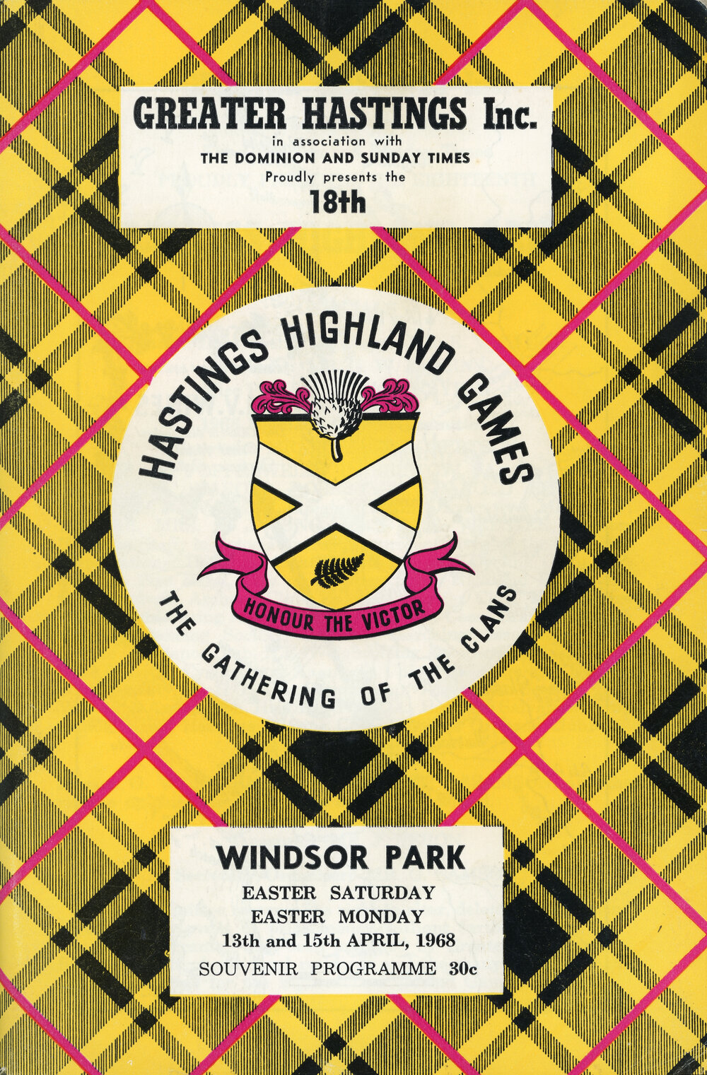 Highland Games Programme 1968