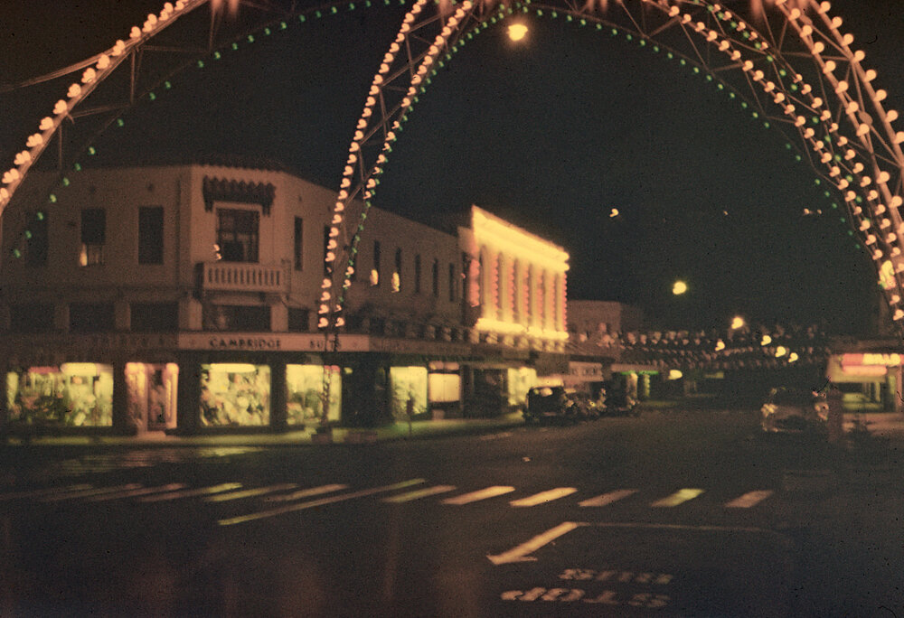 Napier Centennial Arches at Night
