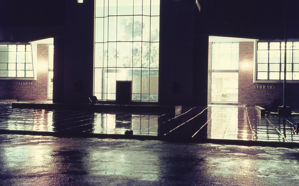 Hastings Library at Night