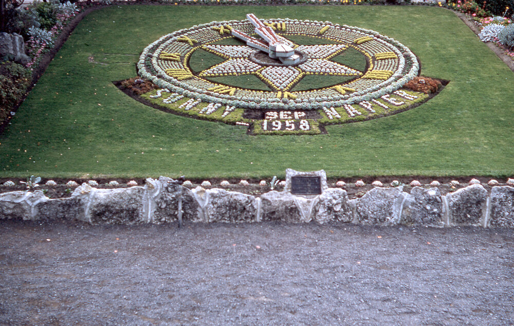 Napier Floral Clock 1958
