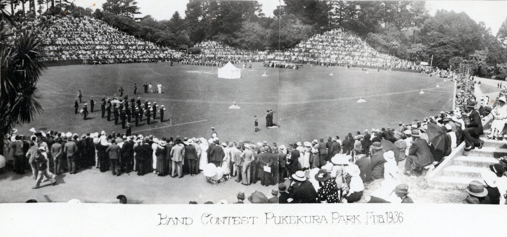 Band Contest Pukekura Park 1936