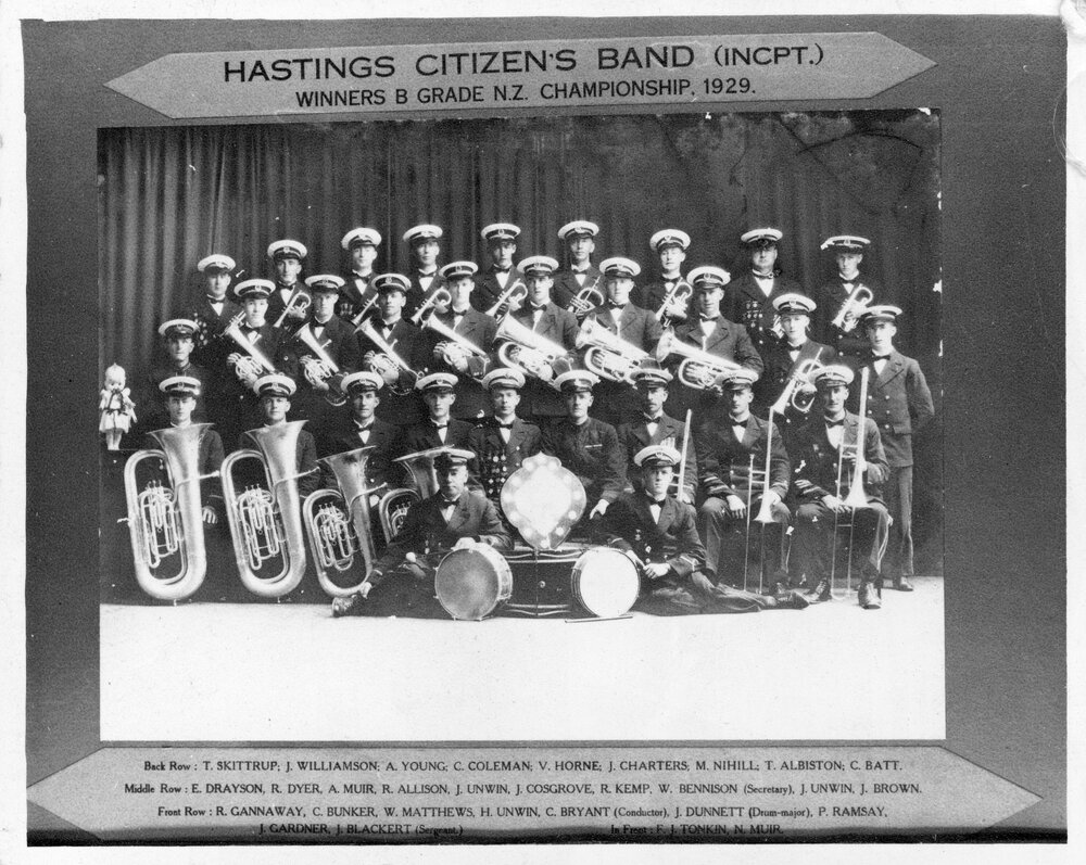 Hastings Citizens Band 1929