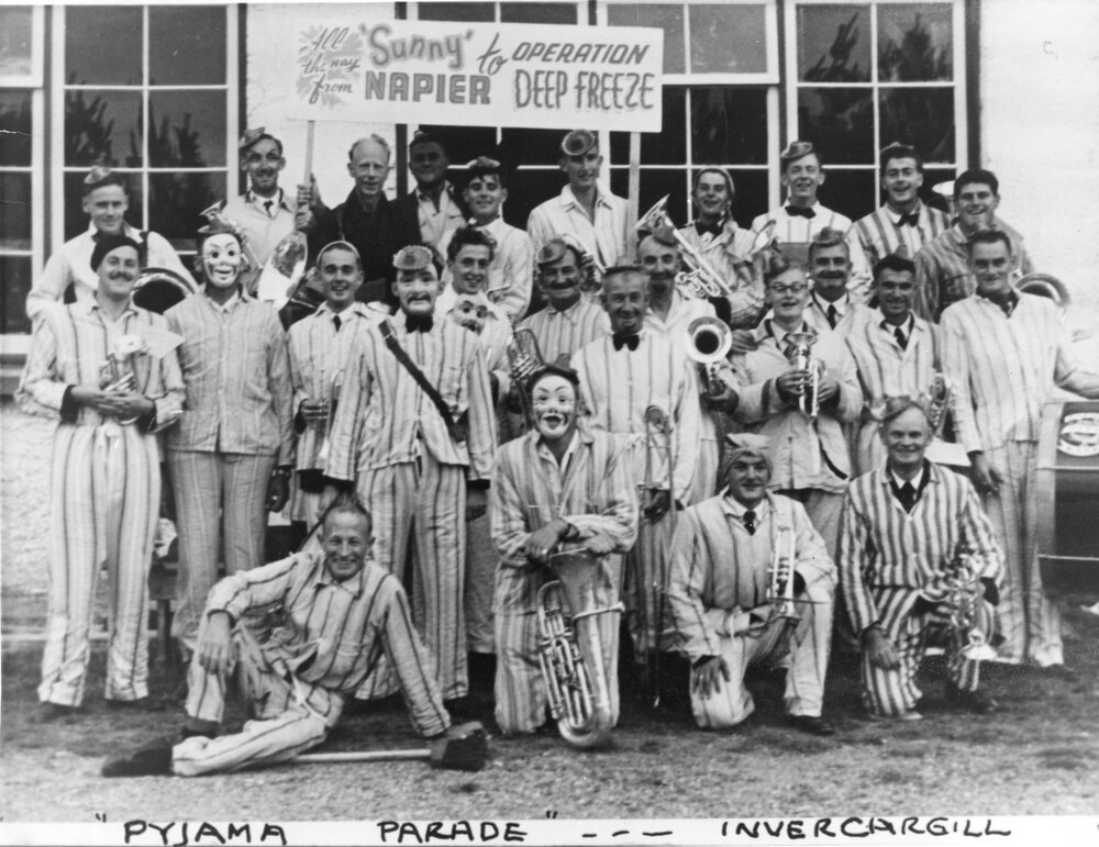 Napier City Band in Pyjamas