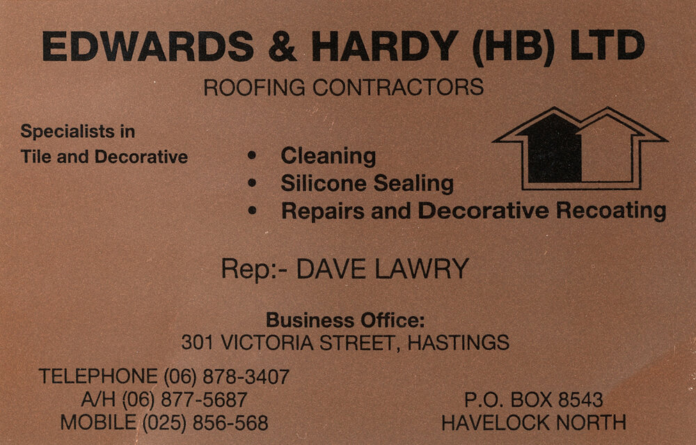 Edwards and Hardy Business Card