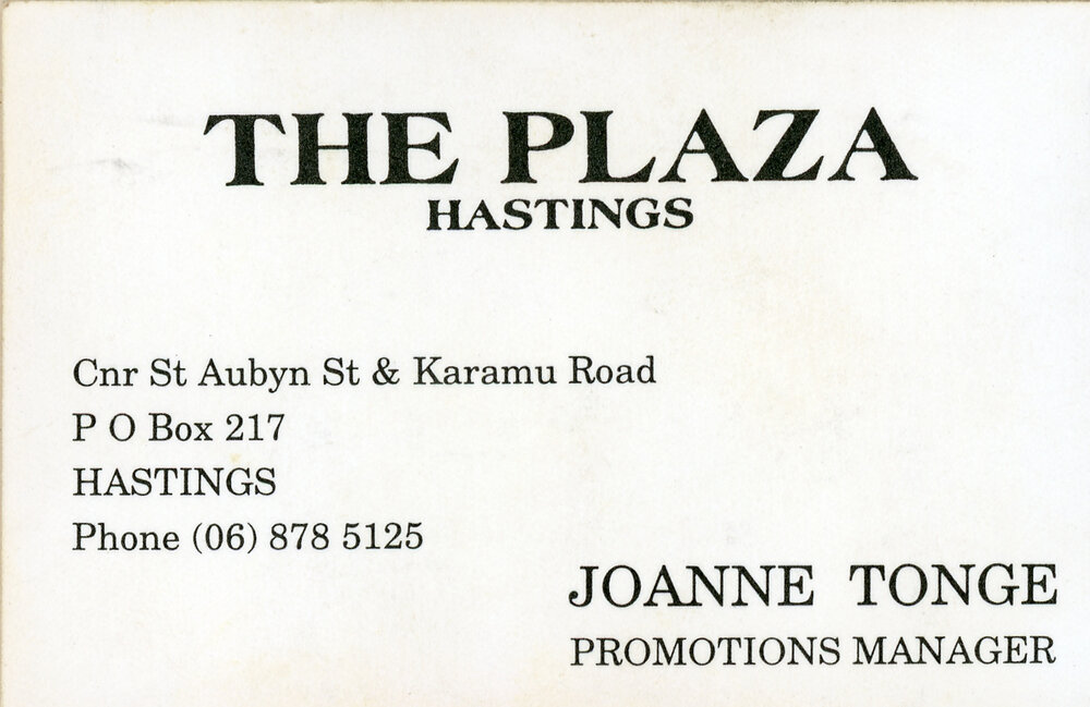 The Plaza Business Card