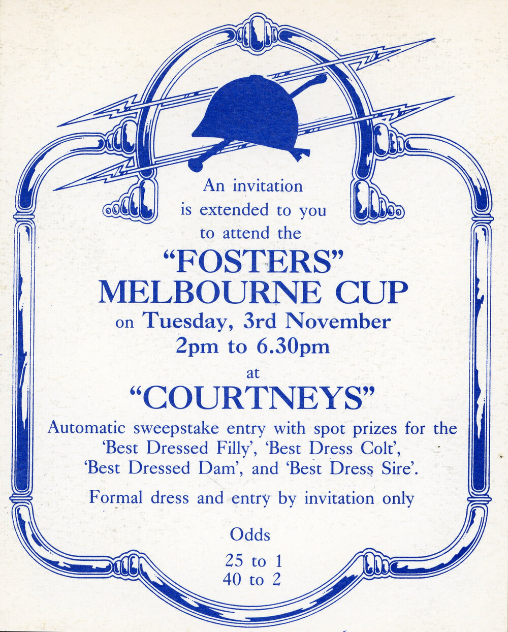 Melbourne Cup Invitation