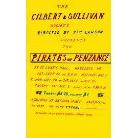 Pirates of Penzance Poster