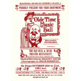 Olde Time Music Hall Poster