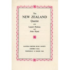 Chamber Music Programmes 1963