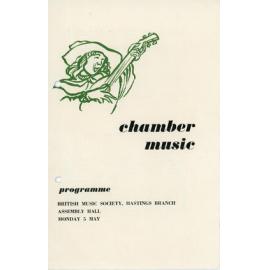 Chamber Music Concert Programme