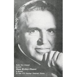 Hans Richter-Haaser Concert Programme