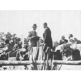 Presentation of Address to Duke and Duchess of York