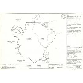 Boundary Map of Kaweka Ward