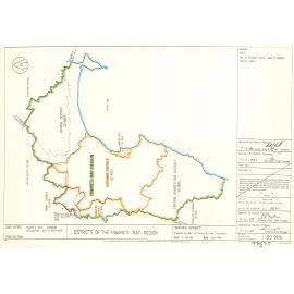 Boundary Map of Hawkes Bay District Wards