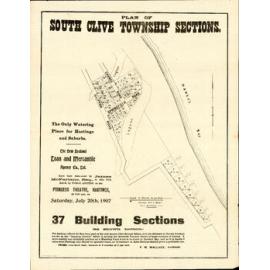 Plan of South Clive Township