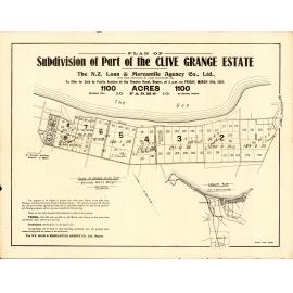 Plan of Clive Grange Estate