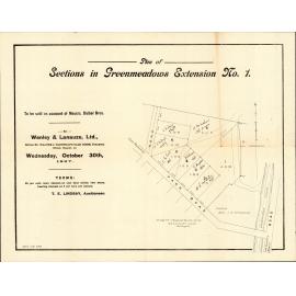 Plan of Sections in Greenmeadows