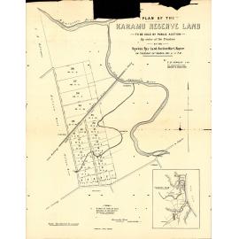 Plan of Karamu Reserve Land 1891