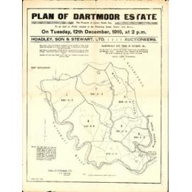 Plan of Dartmoor Estate