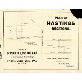 Plan of Hastings Sections