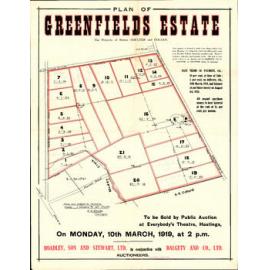 Plan of Greenfields Estate