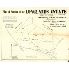 Plan of Portion of Longlands Estate
