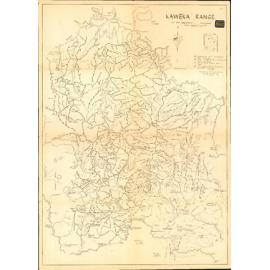 Map of Kaweka Range 1962