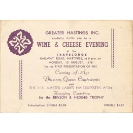 Wine and Cheese Evening