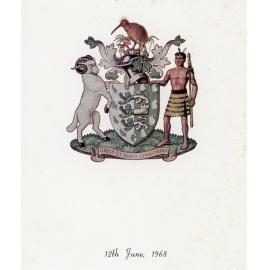 Hastings City Coat of Arms, 1968
