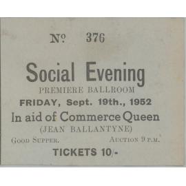 Social Evening Ticket