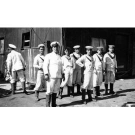 Sailors from H.M.S. Veronica in Napier 1931