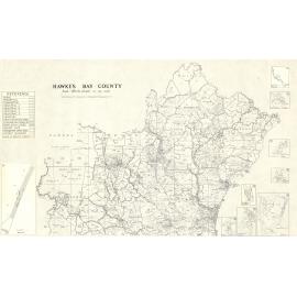 Map of Hawke's Bay County (North)