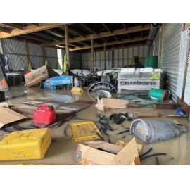 Flooded Pakowhai Shed