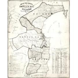 Map of the Province of Hawke's Bay