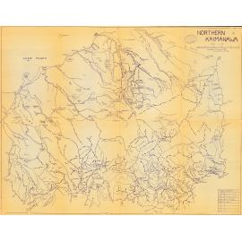 Map of Northern Kaimanawa