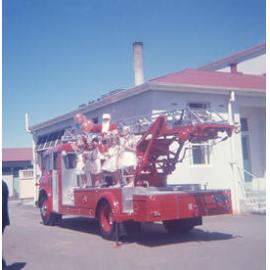 Father Christmas on Fire Truck