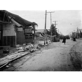 Damaged Hastings Shops