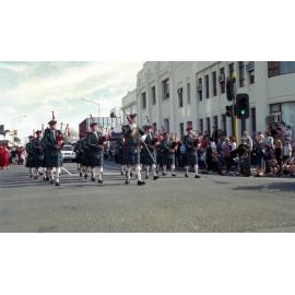 Pipe Band in Blossom Parade 1999